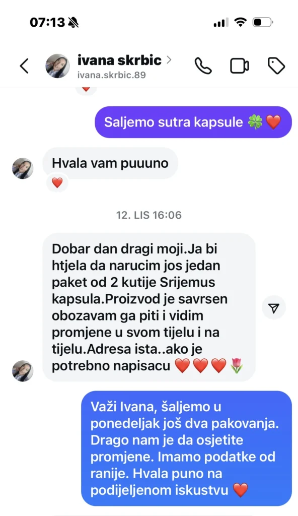 WhatsApp ili Instagram poruka korisnika