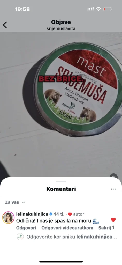 WhatsApp ili Instagram poruka korisnika