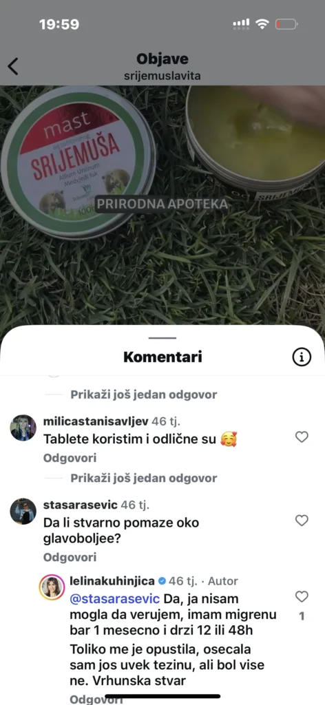 WhatsApp ili Instagram poruka korisnika