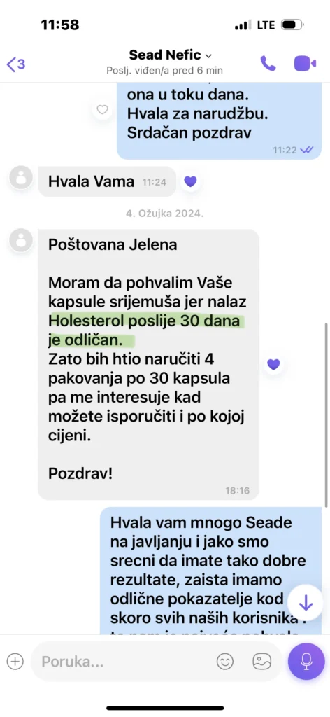 WhatsApp ili Instagram poruka korisnika