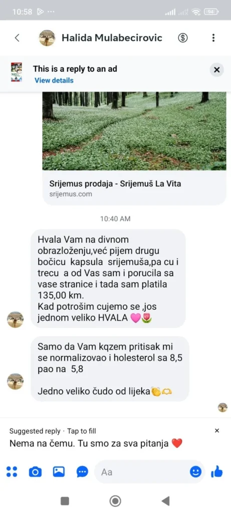 WhatsApp ili Instagram poruka korisnika