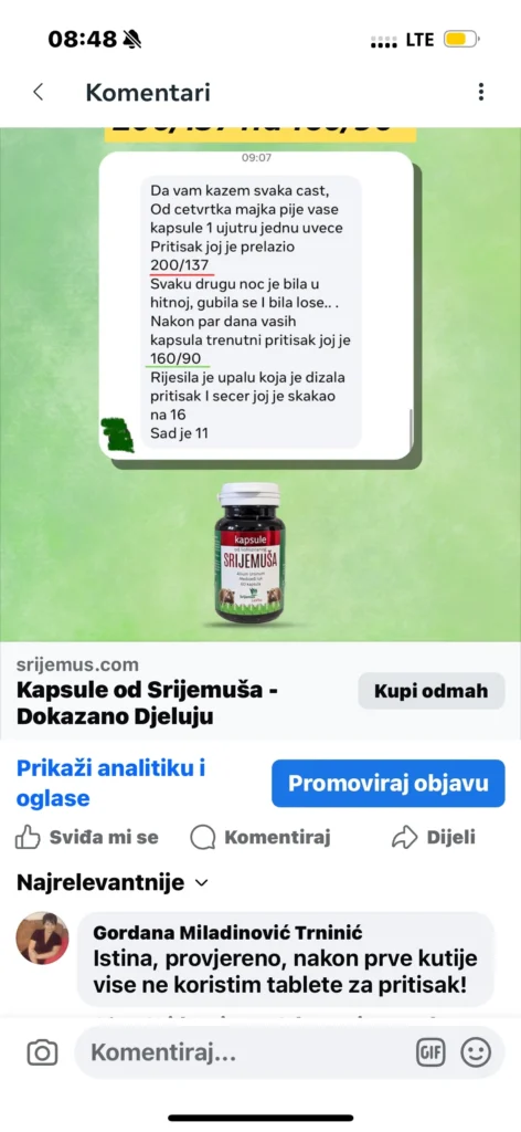 WhatsApp ili Instagram poruka korisnika